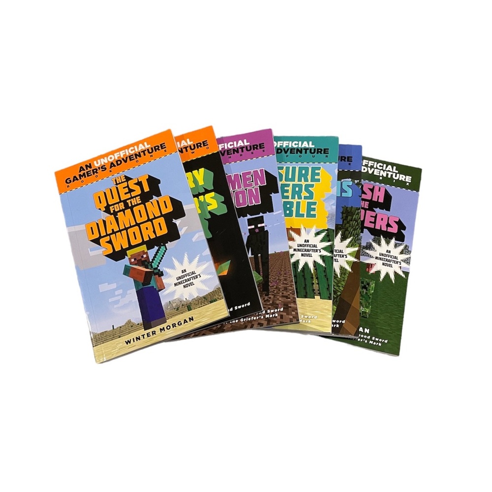 Lot Of 6 An Unofficial Gamers Adventure Books By Winter Morgan #1-6 No Box
